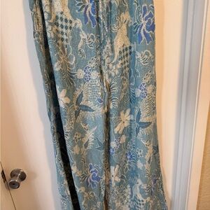 Abercrombie Floral Patterned Wide-Leg Pants